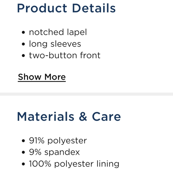 OLD NAVY Cropped two-button jacket [NWOT] - Picture 6 of 12